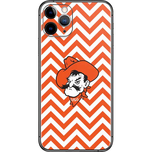 Oklahoma State University Chevron Print iPhone 11 Pro Skin